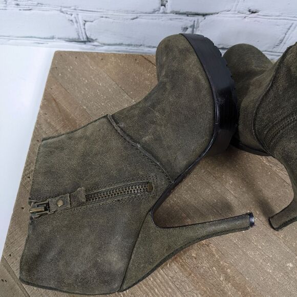 Modern Vintage Leather platform booties, Jameson moss size 38 - Picture 8 of 8